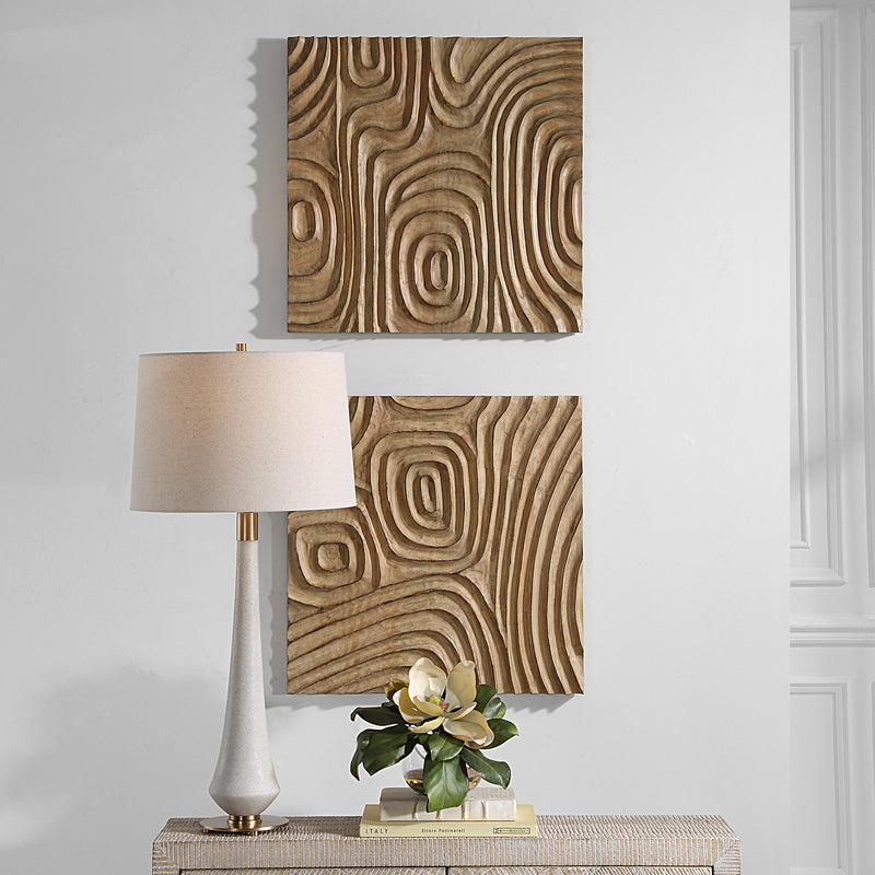 Channels Wood Wall Decor