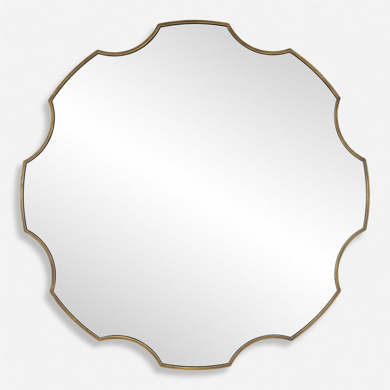 Gearing Up Bronze Mirror