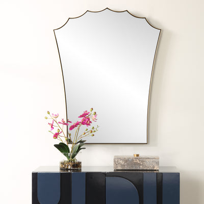 Monarch Scalloped Arched Vanity Mirror