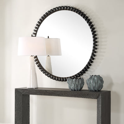 Corona Modern Round Mirror