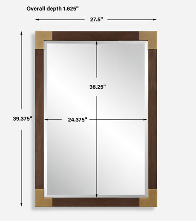 Rhea Walnut Mirror