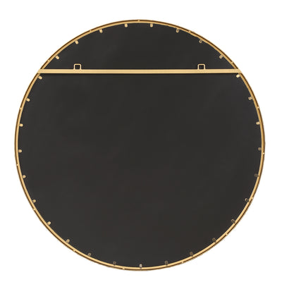 Sutton Aged Gold Round Mirror