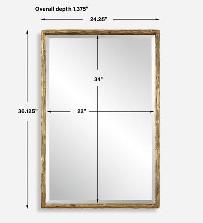 Sutton Gold Vanity Mirror