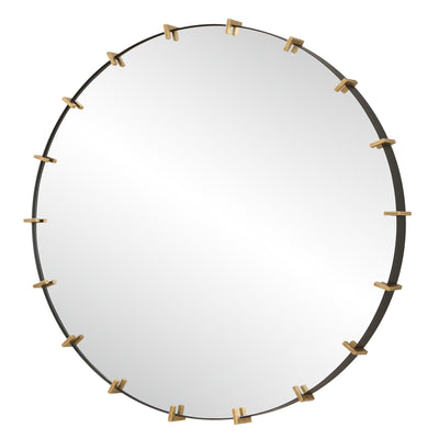 Pali Industrial Round Mirror