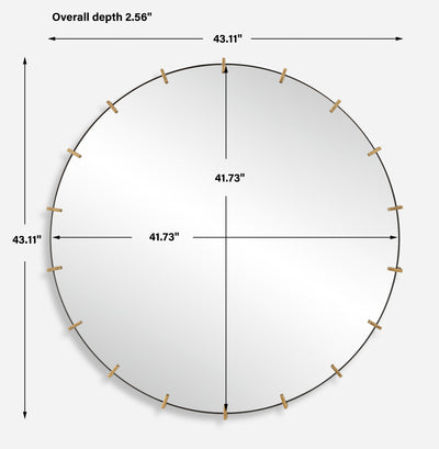 Pali Industrial Round Mirror