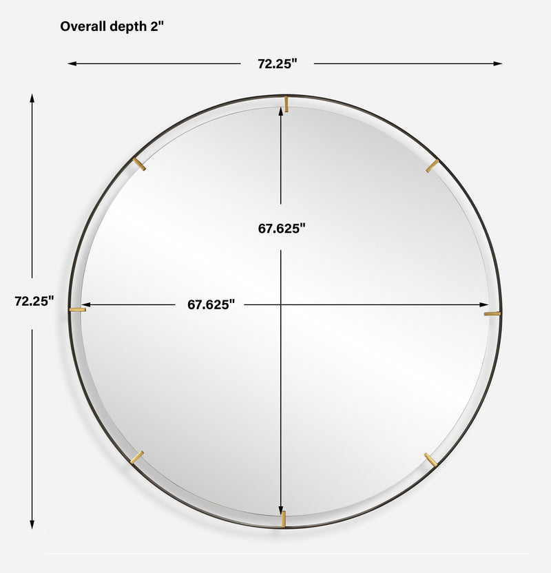 Grand Pendulum Round Mirror