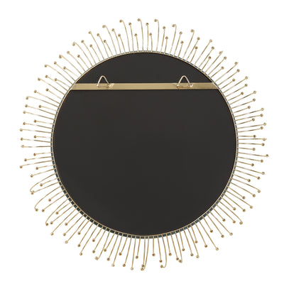 Aga Round Gold Mirror