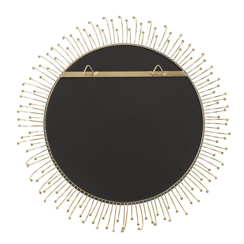 Aga Round Gold Mirror