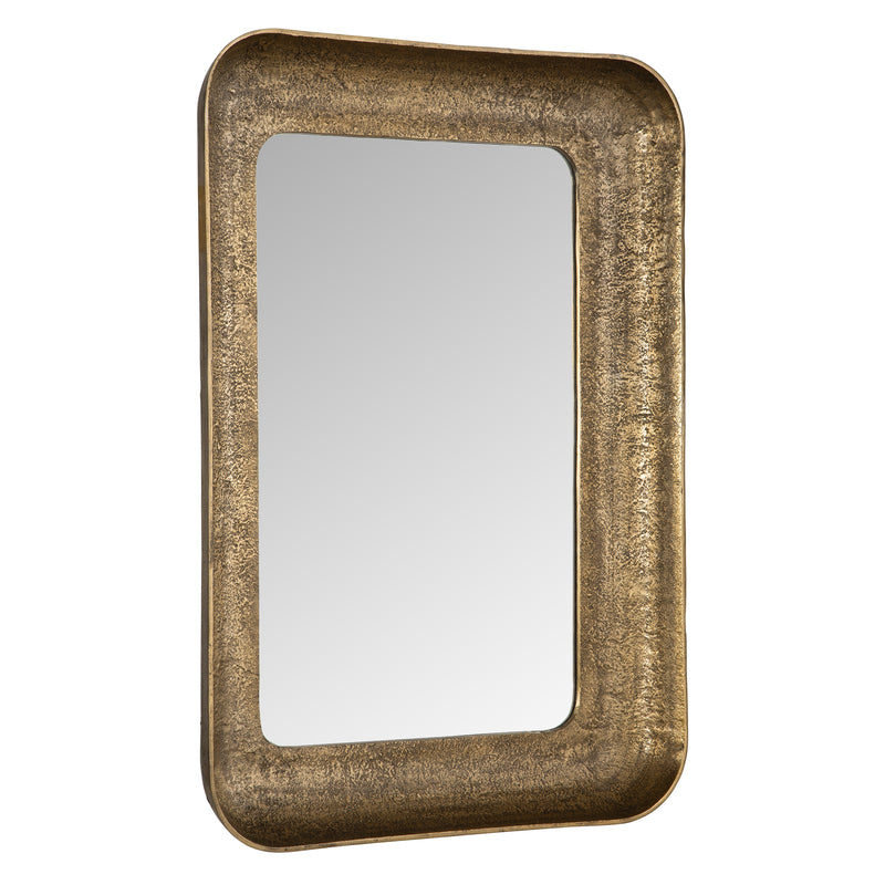 Alvaro Antique Brass Mirror