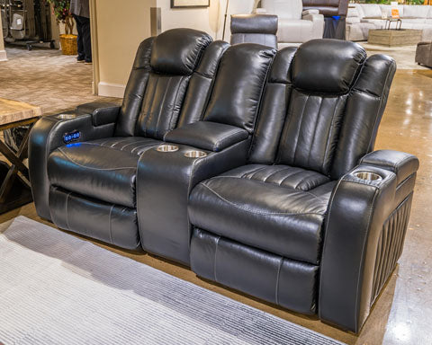 Caveman Den Power Reclining Loveseat with Console (190.5cm)