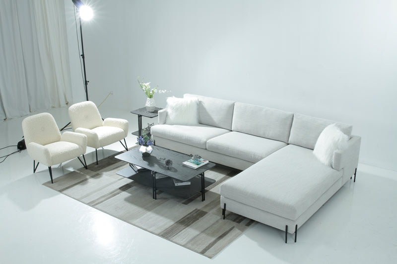 White Corner Sectional