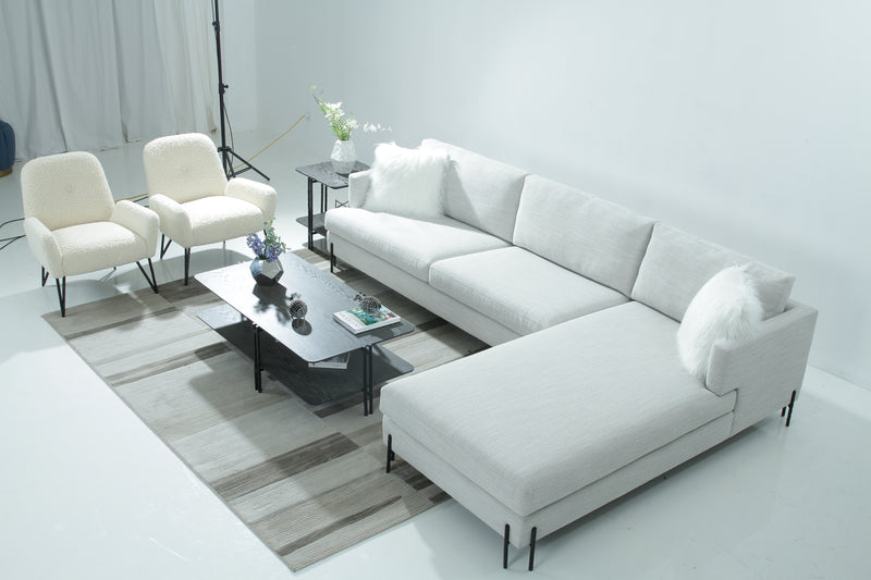 White Corner Sectional