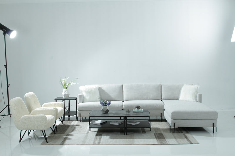 White Corner Sectional