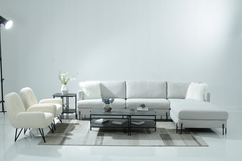 White Corner Sectional