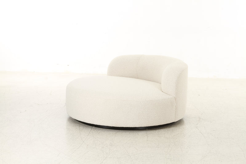 Bjorn Circle Boucé Cream Chaise -150 Cm