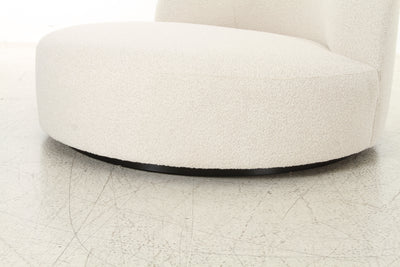 Bjorn Circle Boucé Cream Chaise -150 Cm