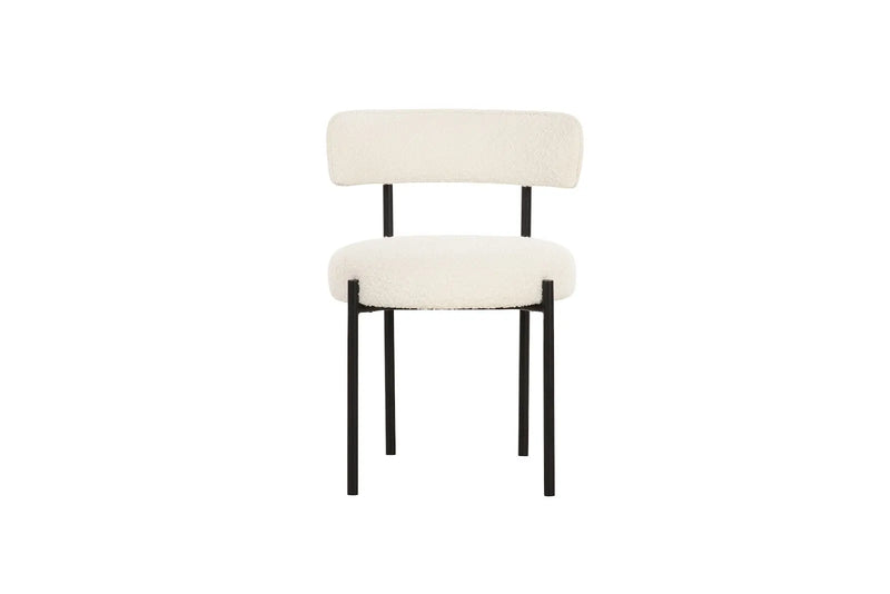 ModernSimplicity Cream Dining Chair