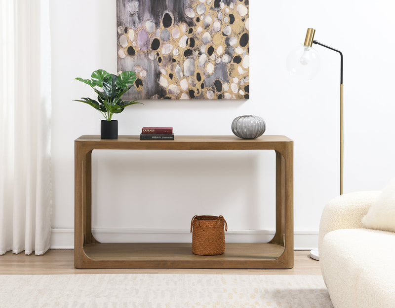 Elm Wood Console Table