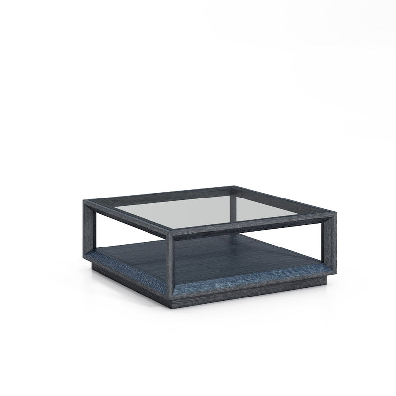 Ghost Clear Black Coffee Table