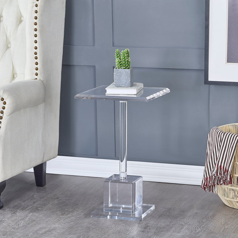 Gayna Acrylic End Table