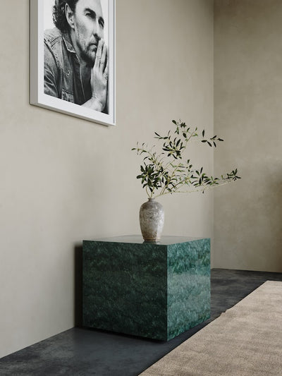 Green Marble Side Table