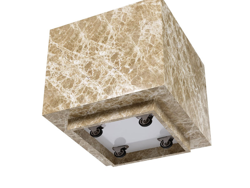 Cinnamon Marble Side Table