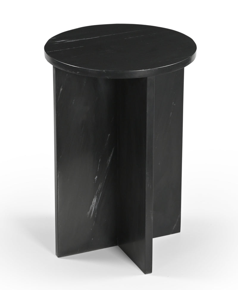 Kendall MARBLE SIDE TABLE Black