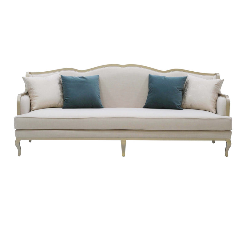 Alexandria Beige Sofa (235Cm)