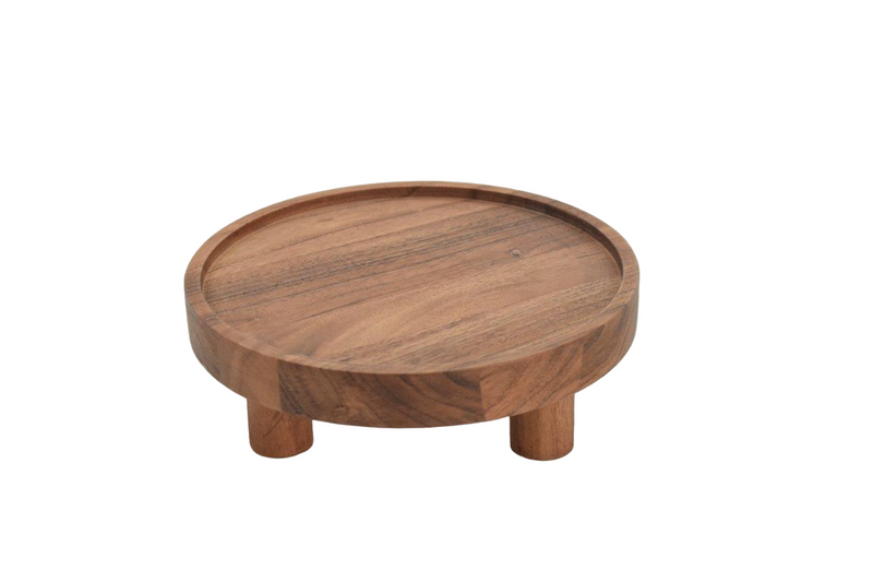 Woodsy Round Tray