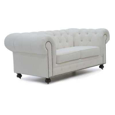 Olivia Tufted Beige Sofa Set