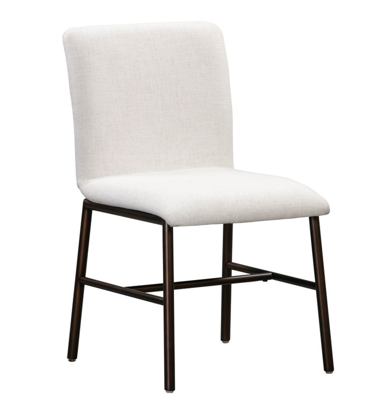 Bushwick Flax Upholstered Dining Chair (Set Of 2)