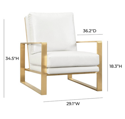 Mott Textured Chair In Pearl