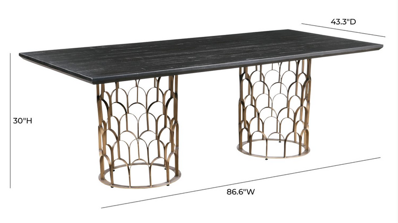 GATSBY -  WOOD DINING TABLE