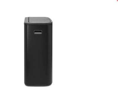 Brabantia Bo Touch Bin 60 litre, Plastic Bucket,Matt Black