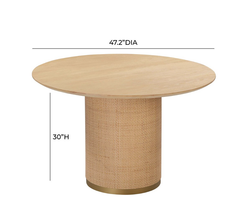 "Akiba 49"" Round Dining Table "