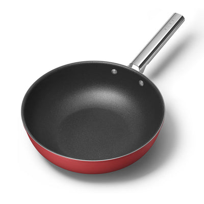 Smeg 50's Style Retro Non-Stick Wok Cookware 30 cm