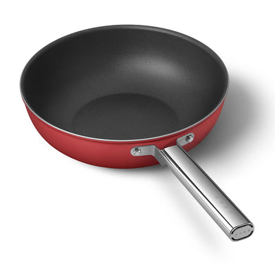 Smeg 50's Style Retro Non-Stick Wok Cookware 30 cm