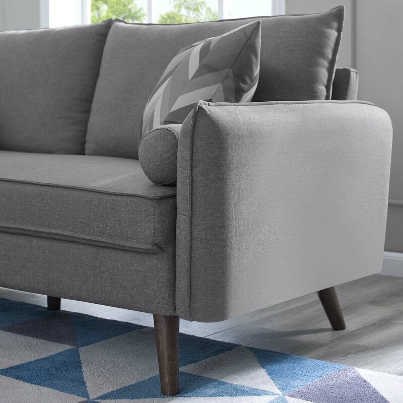 Modern Elegant Linen 2 Seater Sofa 180x85x85 cm - By Alhome