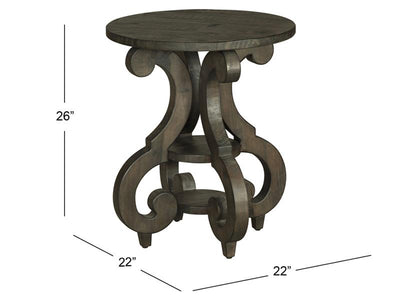 Round Accent End Table