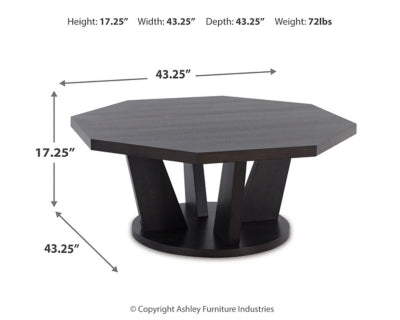 Chasinfield Coffee Table (109.855cm x 109.855cm)