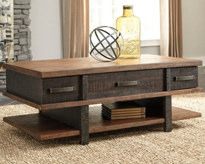 Stanah Coffee Table with Lift Top (121.6152cm x 66.04cm)