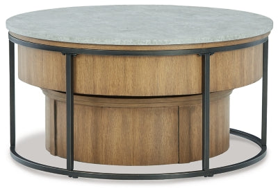 Fridley Nesting Coffee Table (Set of 2) (91.44cm x 91.44cm)