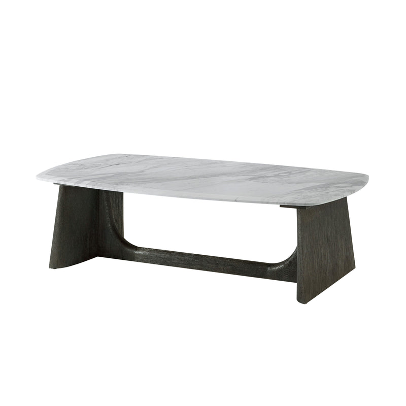 Repose - Repose Wooden Coffee Table Marble Top