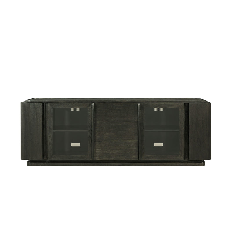 Repose - Repose Glass Door Media Console