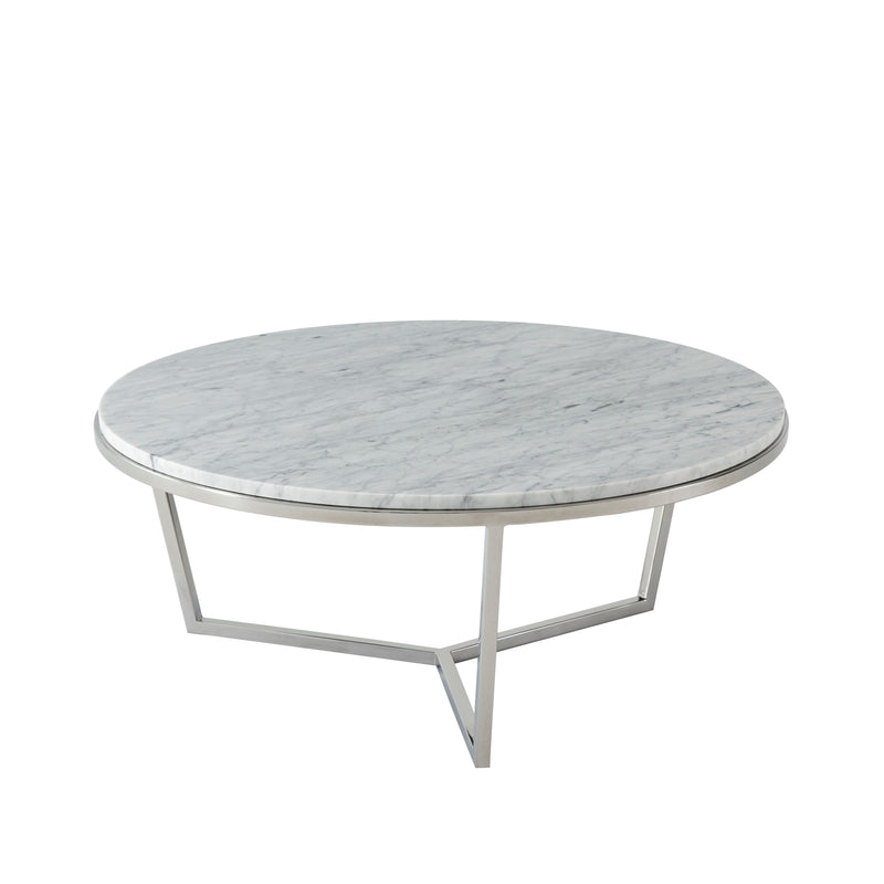 TA Studio - Small Fisher Round Cocktail Table (Marble)