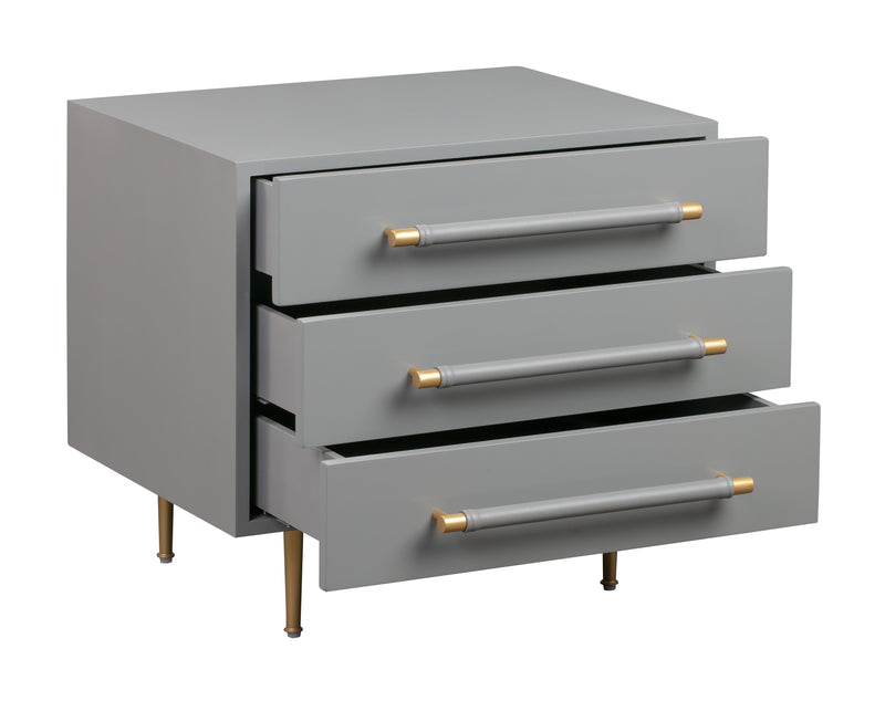 Trident Grey Nightstand