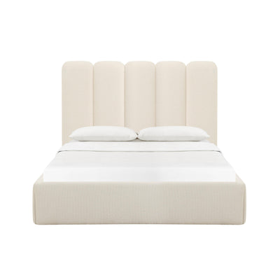 Palani Cream Boucle King Bed