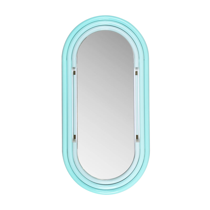 Neon Large Wall Mirror in Blue