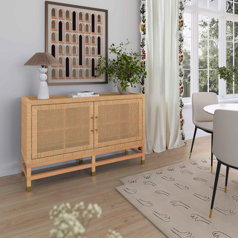 Amara Natural Woven Rattan Buffet