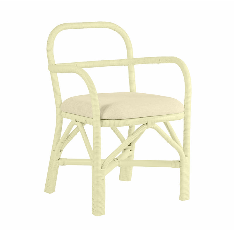 Ginny Cream Rattan Dining Chair